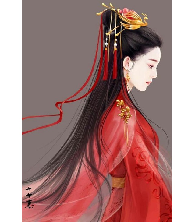 Anime nữ đẹp trong trang phục cổ trang Trung Hoa
