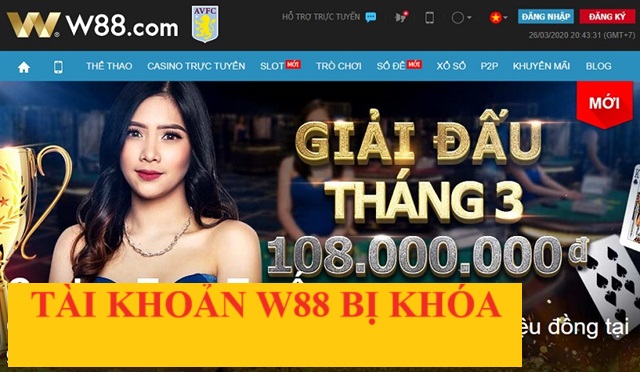 Vi phạm quy định W88 sẽ bị khóa tài khoản